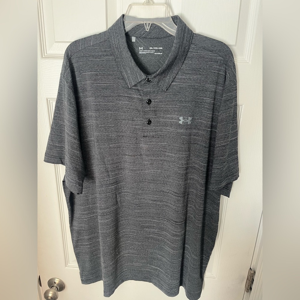 Under Armour Men's Charcoal Polo Shirt
